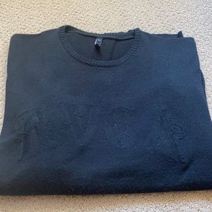 RVCA Black Sweater XL EUC